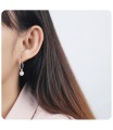 Fashion Silver Hoop Earring HO-1674